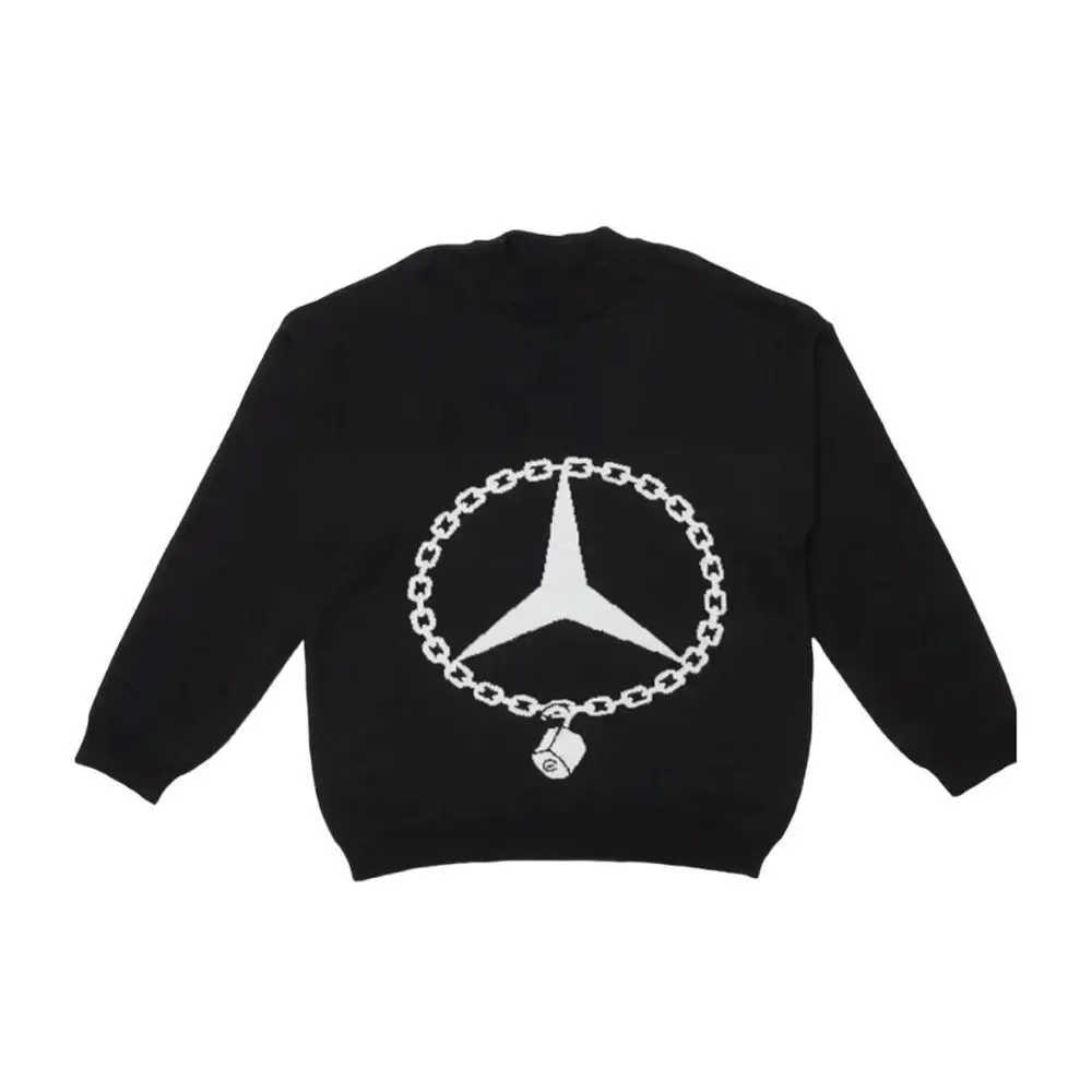 Mercedes-Benz Chain Logo Sweater Size Medium - Picture 1 of 2